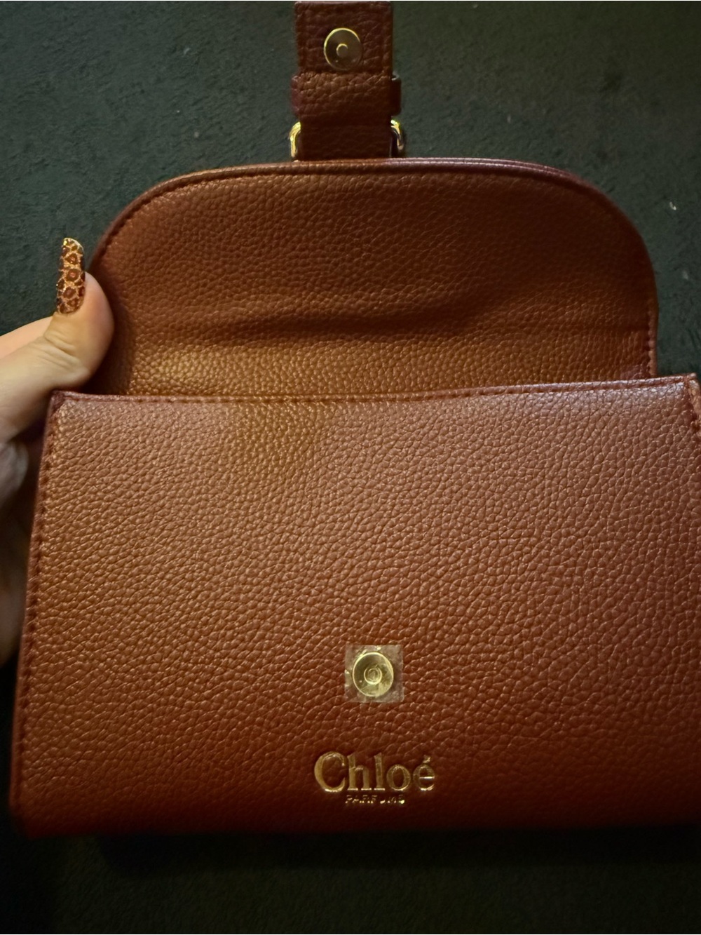 Chloe Flap Wallet with Buckle - Picture 4 of 7